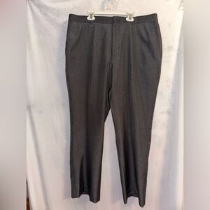 Joe Joseph Abboud Mens 36X30 Gray Straight Leg Pleated Causual Pants